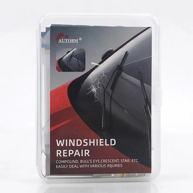 Windshield Repair Kit Liquid Glass Kit Weatherproof Set Tool Glass Repair Car Glass Scratch Repair Accessories Clean Neat