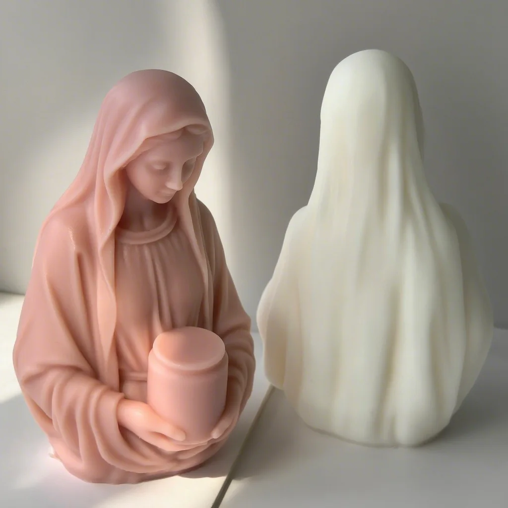 لتقوم بها بنفسك منحوتة الإنسان الشكل قالب من السيليكون اليدوية رائحة شمعة الجبس شكل حلية الحرف قالب الصابون شمعة صنع الإمدادات