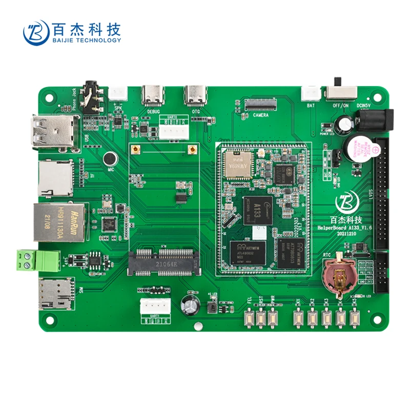 Helper A133 development board 4g ram android 10.0 linux ubuntu lvds lcd mipi rgb driver board APT Online Installation and CNC