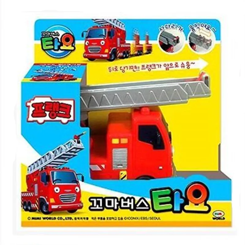 Tayo Bus Mini Wit Alice Ambulance Oyuncaklar Auto Kinderen Speelgoed Model Auto Track Bus Speelgoed Para Ninos