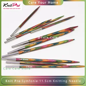 1 피스 knitpro symfonie 11.5cm 교환 가능한 원형 뜨개질 바늘 편직 프로 편직 도구 스포크를위한 팁 10 최고의 판매 니트 프로 교환 가능한 뜨개질 바늘 - №5