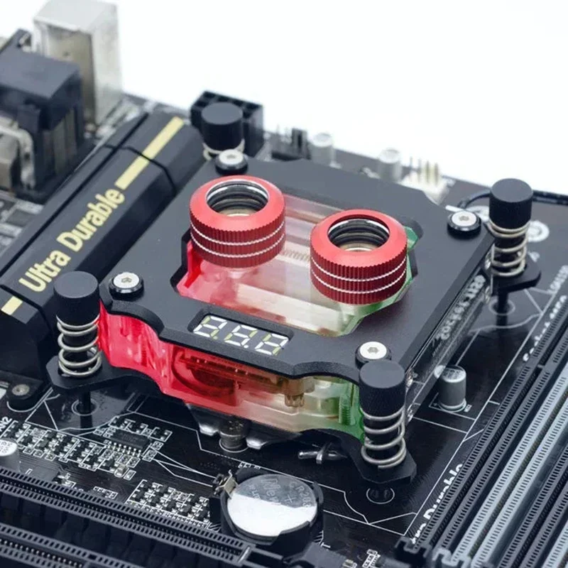 

FREEZEMOD CPU Block Platform Temperature Sense Motherboard Heatsink For Intel LGA 1700 115X 2011, RGB/5V ARGB M/B SYNC UPR-2018