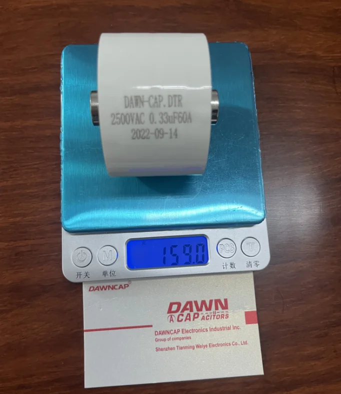 DAWNCAP  DTR 0.33UF 2500V AC 60A High-voltage Resonant  heater Capacitor