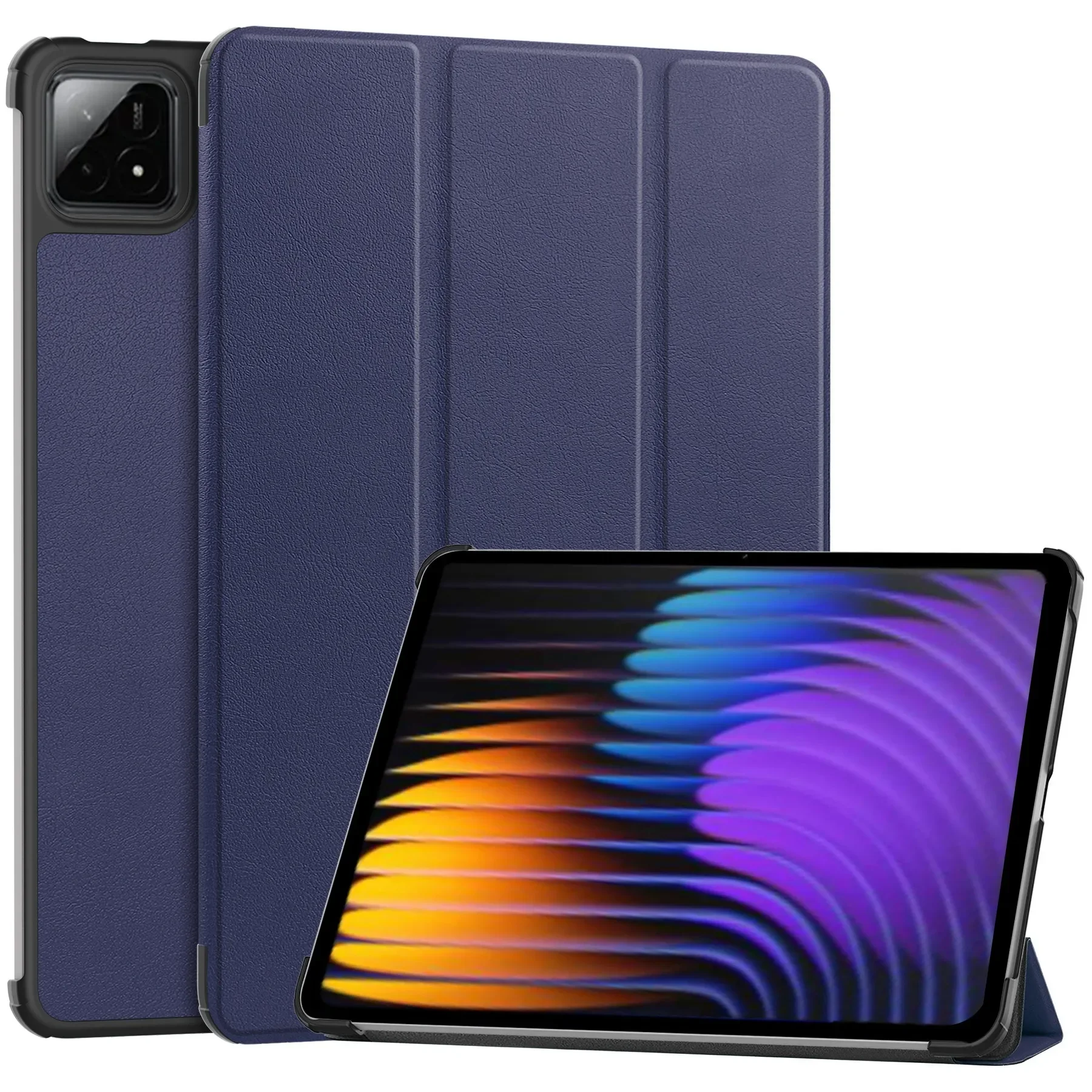 Smart Case for Poco Pad X1 11.2 Inch PU Leather Tri-Folding Stand