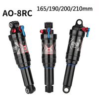 DNM AO-8RC Mountain Bicycle Air Rear Shock 165/190/200/210mm Soft Tail MTB downhill bicycle rear shock absorber Bike Parts