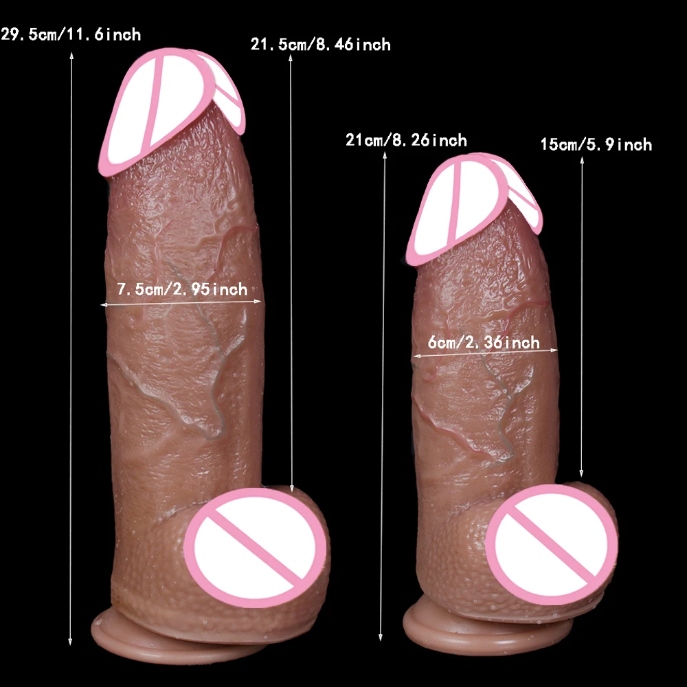 New 7.5cm Diam Super Huge Dildo Hot Sale Dick Realistic Big Penis Adults Anal Sex Toys Strapon Suction Cup For Woman Masturbator