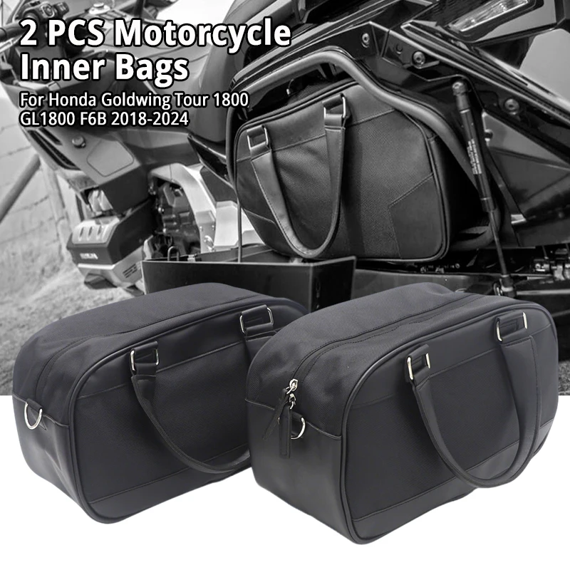 

Комплект из 2 внутренних сумок-вкладышей для мотоциклетных кофров Honda Goldwing Tour 1800 GL1800 F6B 2021 2022 2023