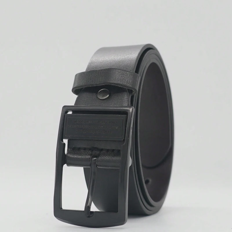 Ремень мужской с пряжкой-иглой, роскошный прочный деловой Повседневный Пояс для джинсов для взрослых