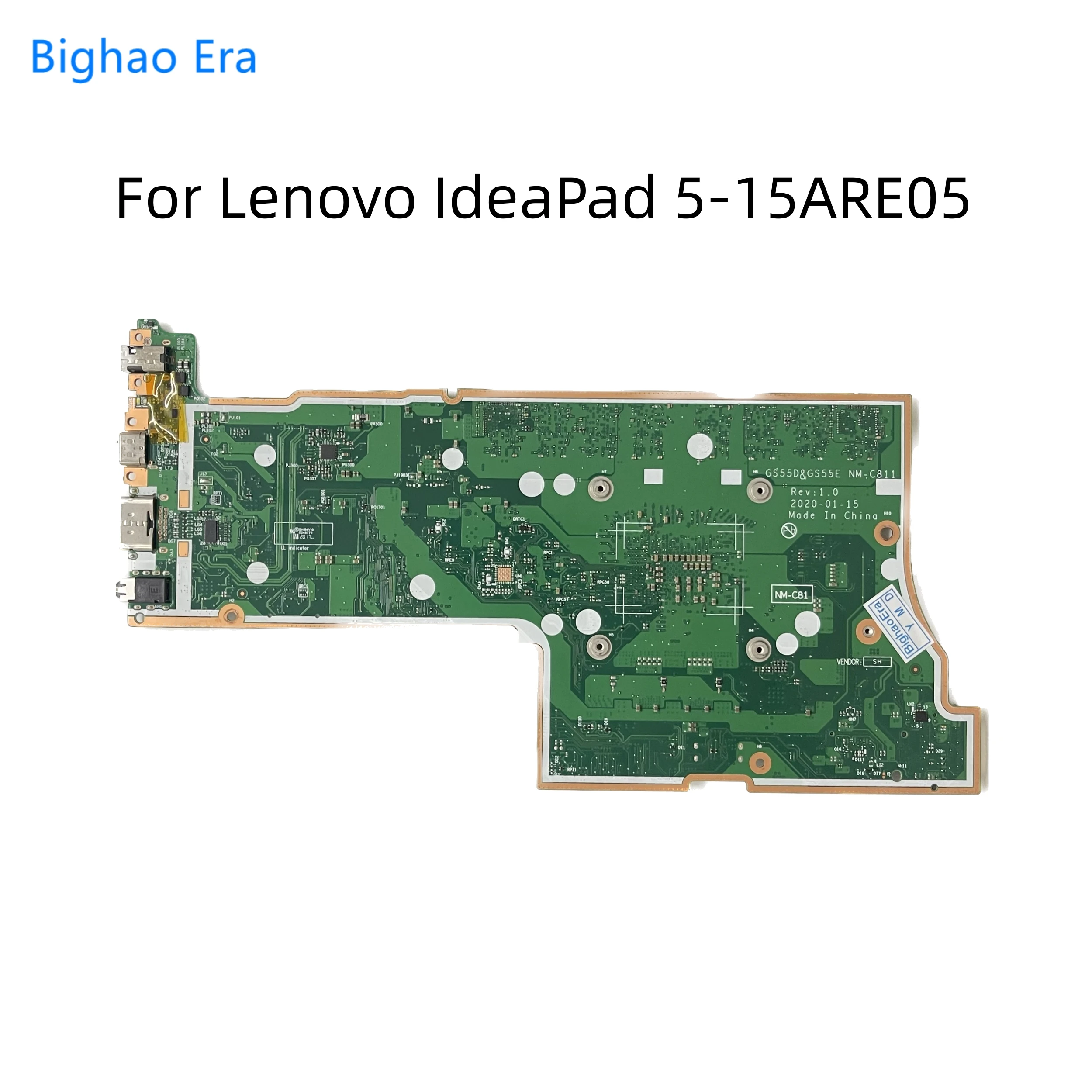 Imagem -02 - Placa-mãe do Portátil para Lenovo Ideapad 515are05 Gs55d e Gs55e Nm-c811 R34300u R5-4600 R7-4800u 8gb 16gb de Ram Fru:5b20s7254