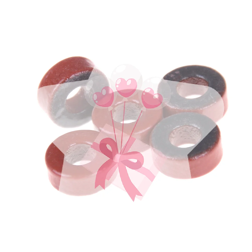 5pcs T30-2 High-frequency RF Iron Powder Core, Red And Gray Ring