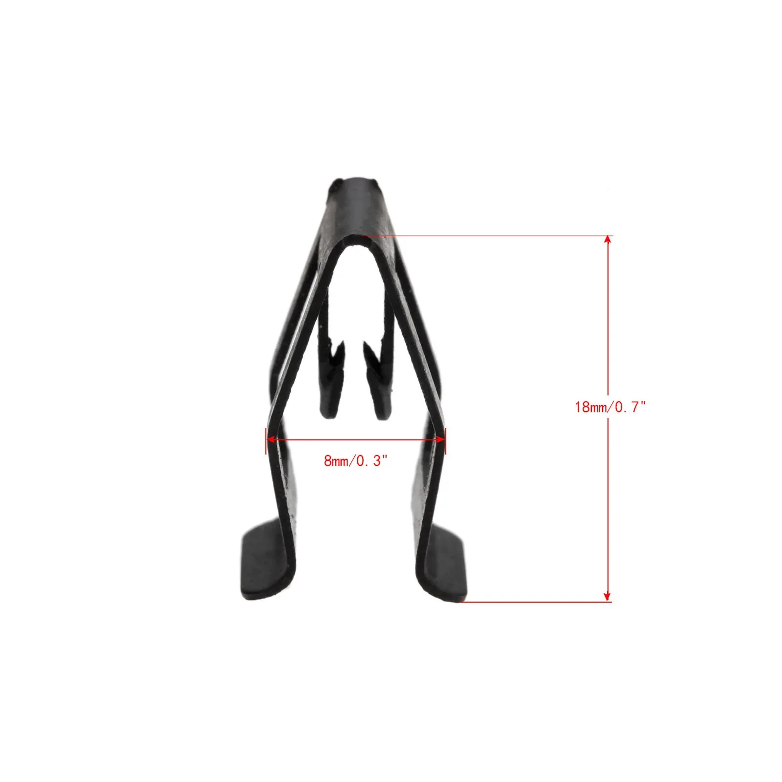10Pcs Universal Car Front Console Dash Dashboard Auto Trim Metal Retainer Black Rivet Fastener clip for Ford Mazda Audi Toyota