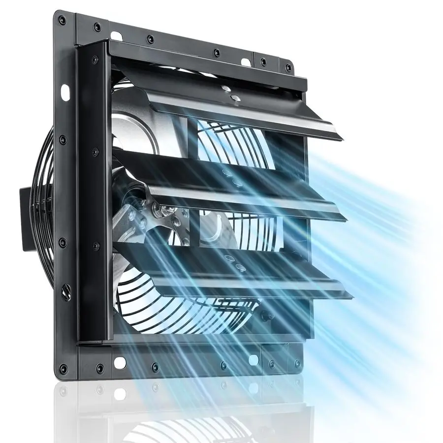 

Вытяжной вентилятор с дюймовым креплением, 760 CFM, высокоскоростной настенный вытяжной вентилятор, 40 дБ, бесшумный, для охлаждения и вентиляции, для чердака, сарая, гаража