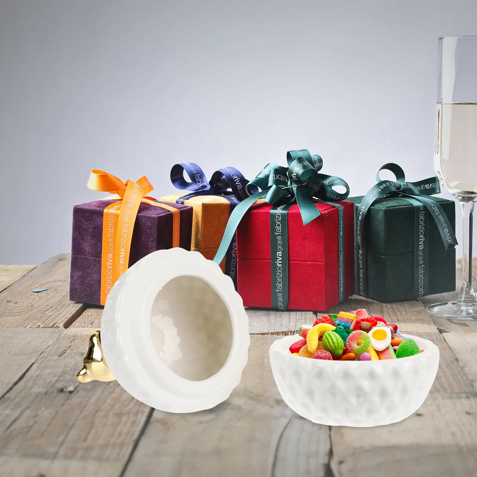 

Ceramic Jewelry Box Animal Design Decorative Jewelry Storage Case Small Trinket Organizer for Rings Earrings Necklaces Bracelets