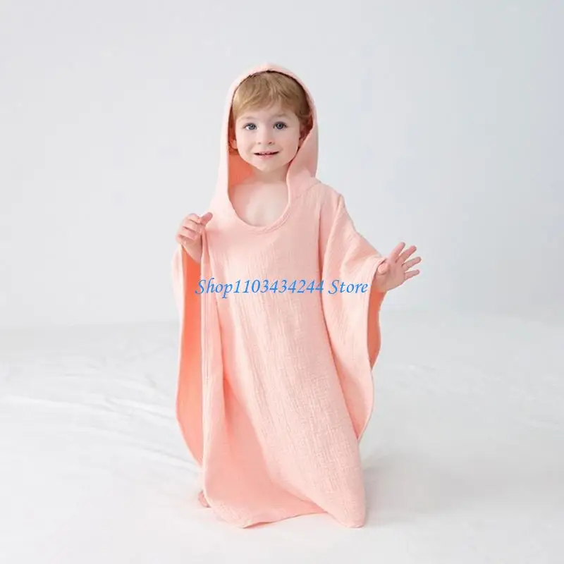 

G2TC Soft Cotton Baby Bath Towel Beach Towels Bathrobe Poncho Kids Bathing Stuff