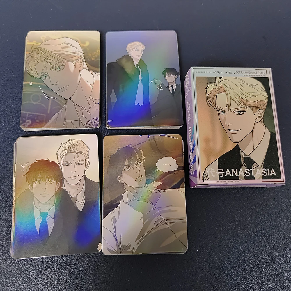 55 Pz/set Manhwa Codename Laser Lomo Card Zhenya E Taekjoo Personaggio Comico Tesserino Cosplay