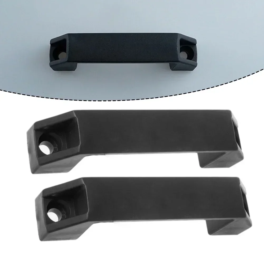 2 uds tiradores de gabinete manijas de muebles perilla de cajón manijas de gabinete Industrial de plástico negro perillas de armario Hardware