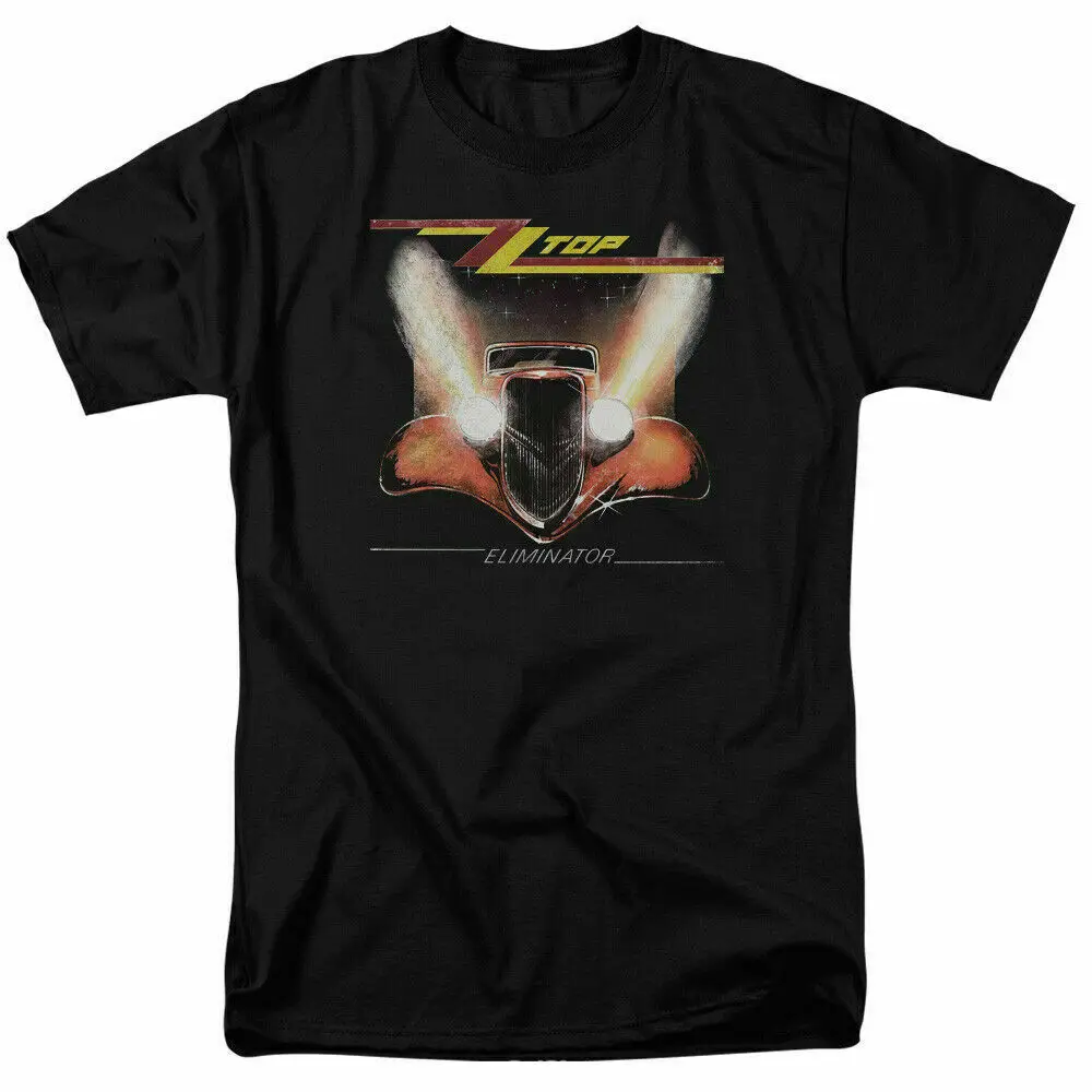 ZZ Top Eliminator Album Cover T Shirt Licensed Rock n Roll Band Music Black