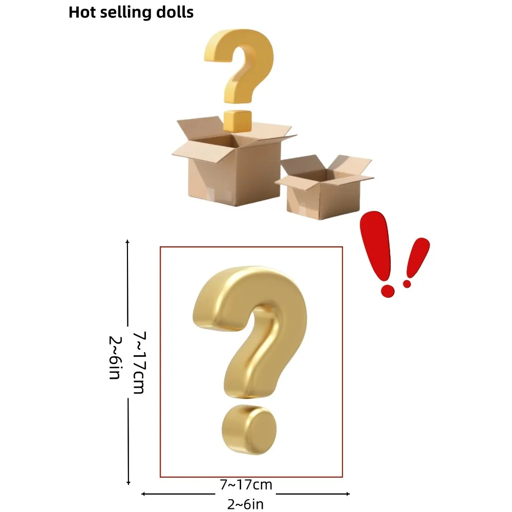 2pcs Surprise Blind Box Toys with Game Cards & Squeeze Dolls Mystery Box Cute Stress Relief Toy Random Guess - Detail 1