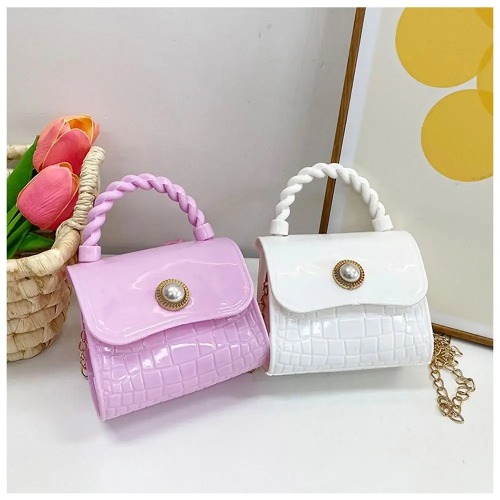 Children Summer Crossbody Bag New Fashion Girl Mini Jelly Handbag Little Girl Coin Purse Shoulder Bag