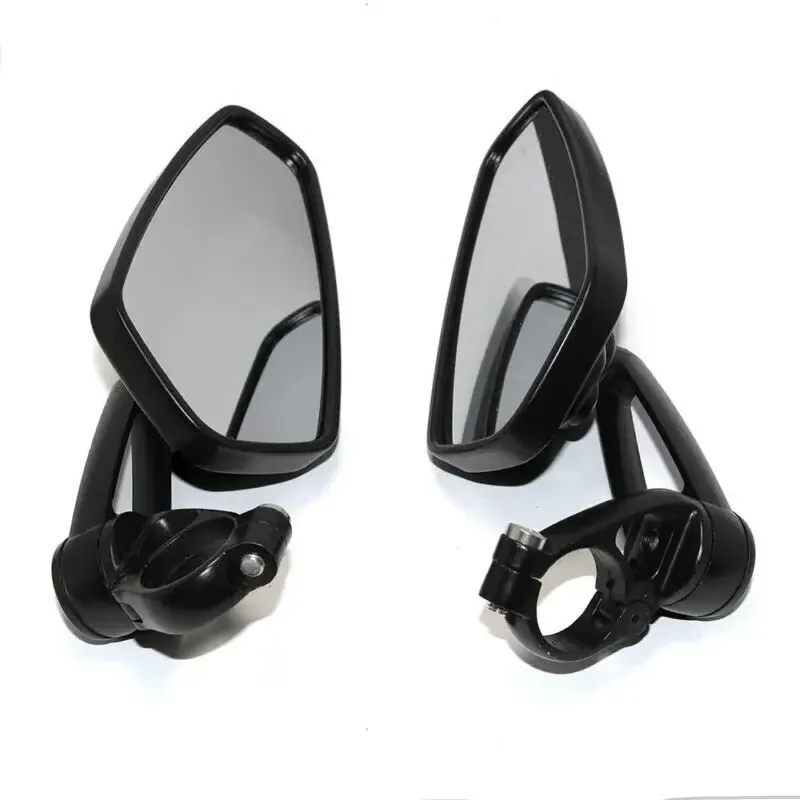 1 Pairs 7/8" Universal Motorcycle Bar End Rearview Mirrors Rear View Handle Side Mirrors Oval Aluminum for Suzuki Honda Yamaha image 4