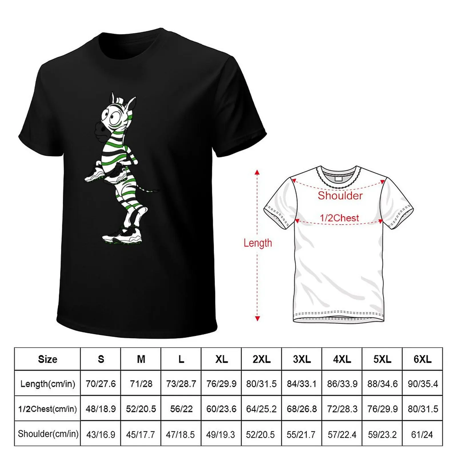 Zebra Kicks Seattle T-Shirt t shirt men 100% cotton luxury brand T-Shirt