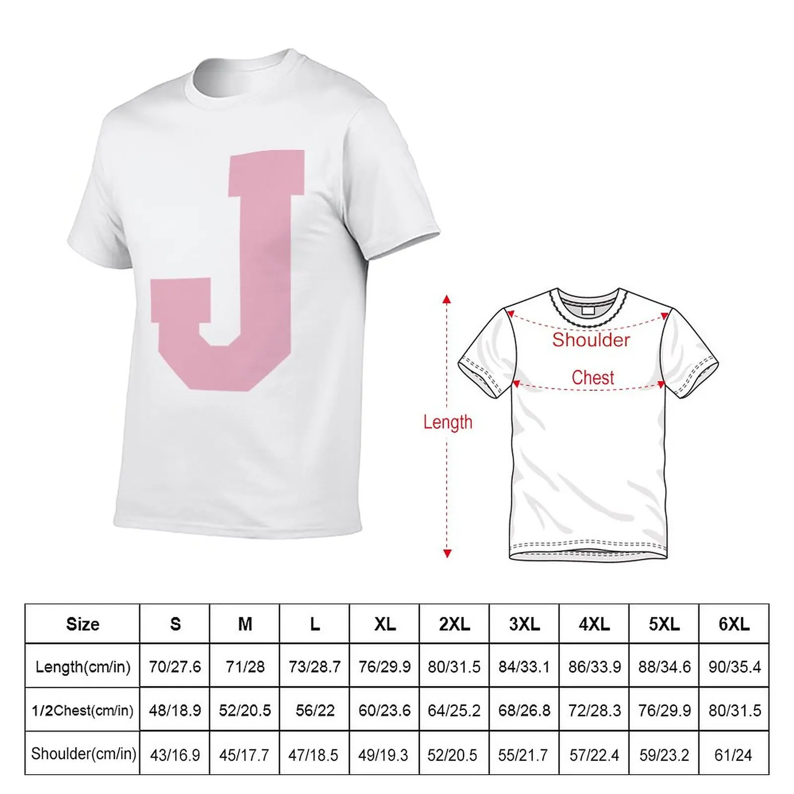 New Alphabet, Rose J, Sports letter J T-Shirt graphic t shirts anime animal print shirt for boys mens champion t shirts