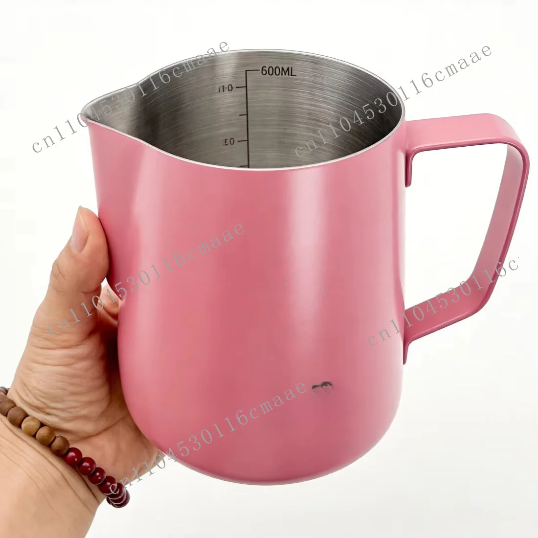 Custom Logo 304 Stainless Steel Milk Foam Pot, Espresso Steam Pot, Suitable for Barista Espresso Supplies