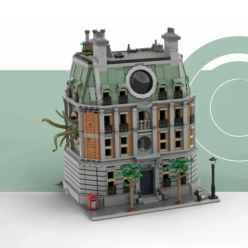 

2969 шт. MOC Sanctum Sanctorum обновленная модель архитектура строительные блоки модель в сборе игрушки детские праздничные подарки