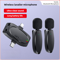 Yesido Collar Clip Microphone for Video Recording Lavalier Microphones Noise Reduction for Computer Mobile Phone Live Streaming