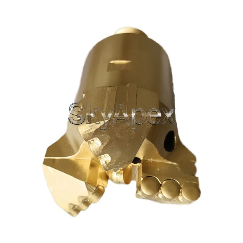 1PC Three Wing Inner Concave PDC Drill Bit For Coal Mine Water Exploration  With Tungsten Carbide Matrix For Hard Rock Stratum