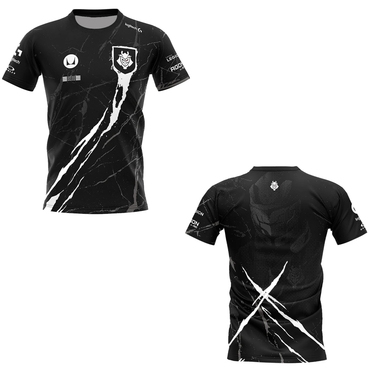 2025 New Summer G2 Sports Esports Game T-shirt National Team Uniform 3D Printed T Shirt O-Neck Breathable Sport Oversized Tops