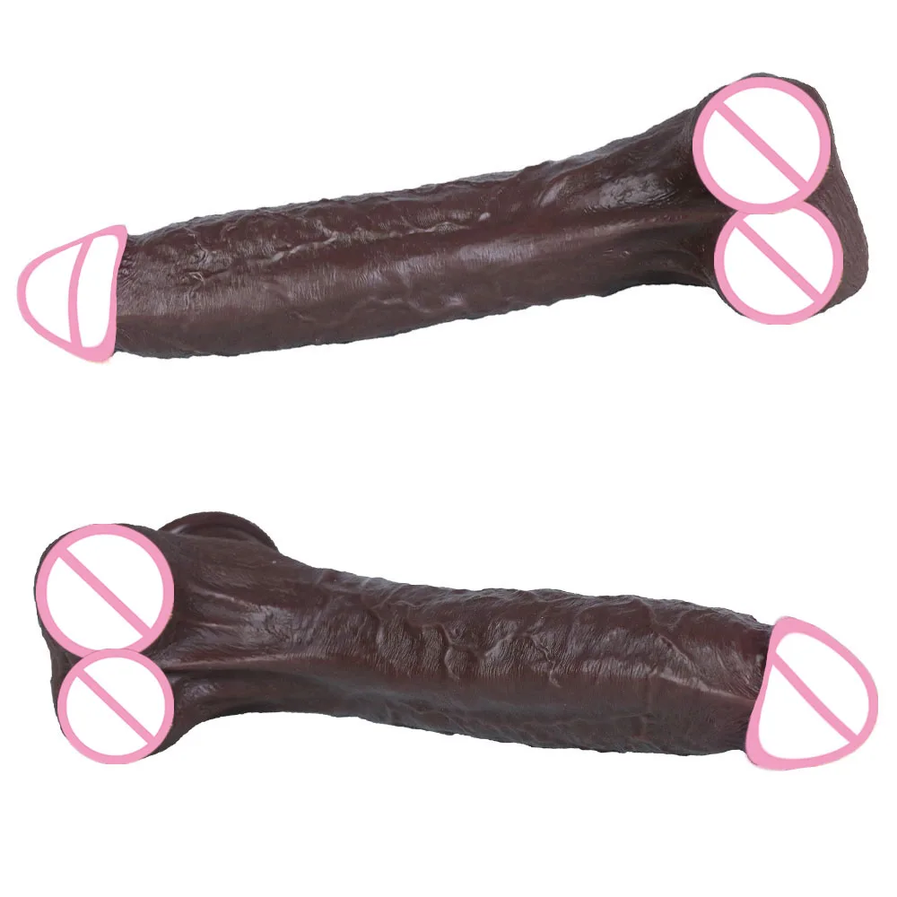 28cm Long New Realistic Dildo Soft Silicone Big Penis Thick Dick with Suction Cup Anal Sex Toys for Women Vaginal Masturbator