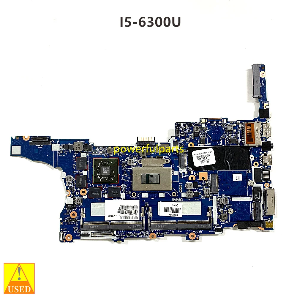 

For Hp 15U G3 Motherboard 918334-601 6050A2892401-MB-A01 i5-6300U Cpu With Graphic On-Board Working Good