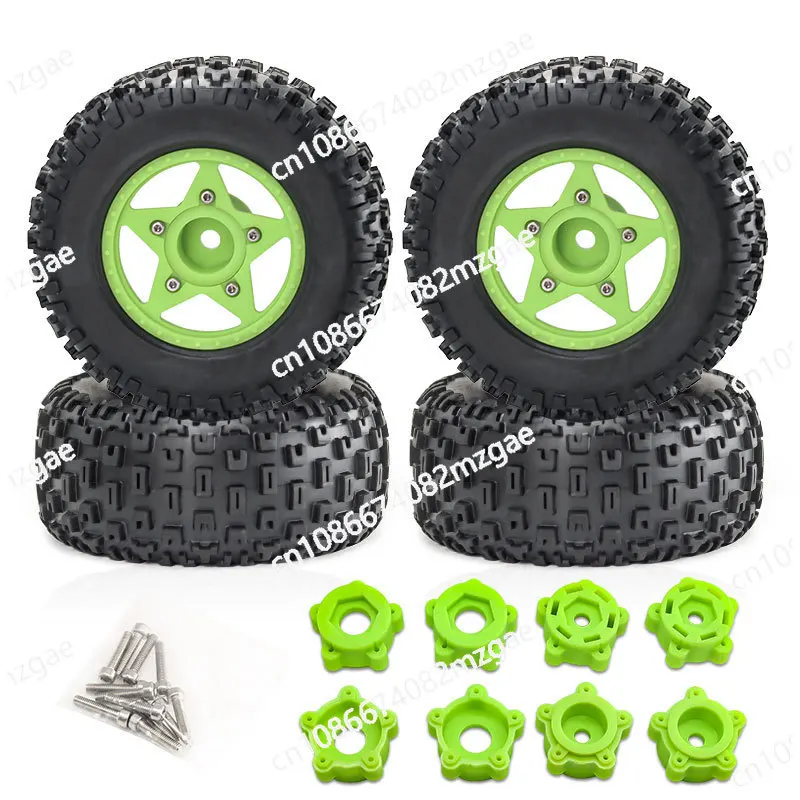 1:8 1:10 إطارات عالمية للطرق الوعرة ببطاقة قصيرة، إطارات مطورة، محولات 12 مم 14 مم 17 مم D232