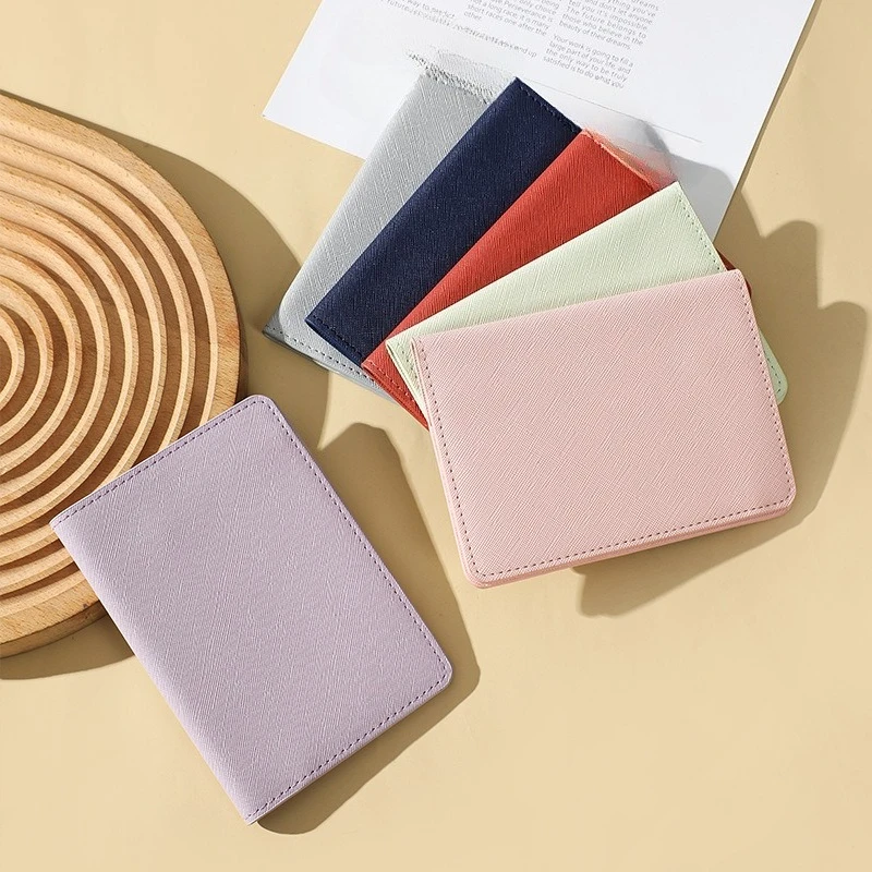 

PU Leather Travel Passport Holder Cover Case for Women Men Card Ticket Protective Accessories