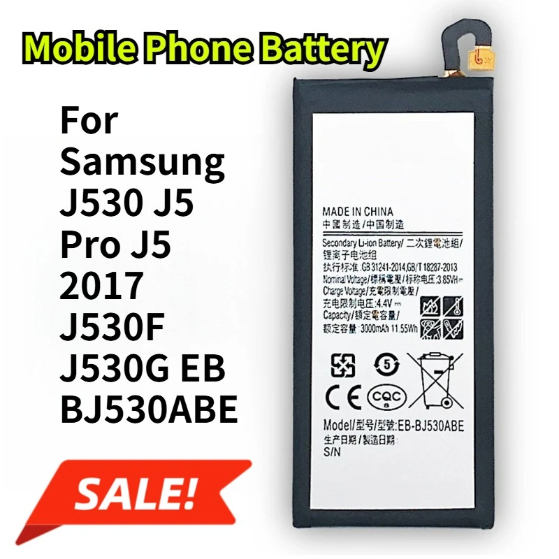 

EB-BJ530ABE 3,85 В 3000 мАч аккумулятор для мобильного телефона Samsung J530 J5 Pro J5 2017 J530F J530G