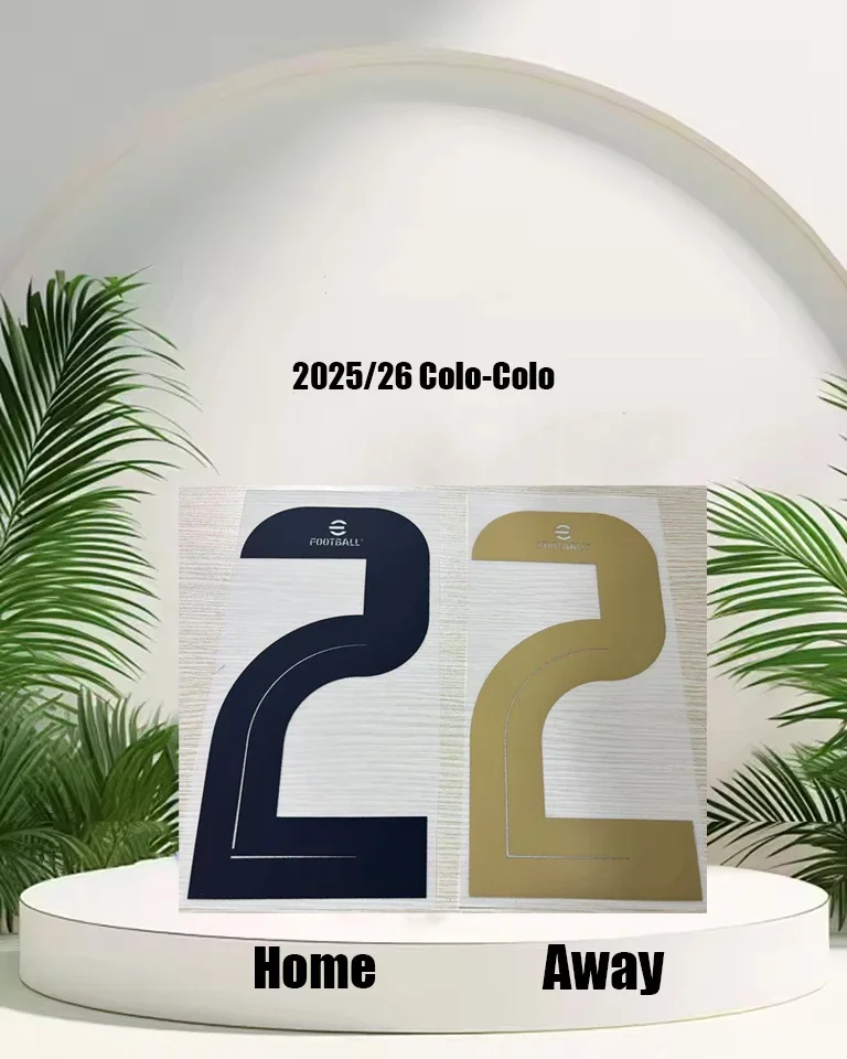 2025/26 Conjuntos de nombres Colo-Colo Nombre y número VIDAL Fútbol Personalizar Nombre y número