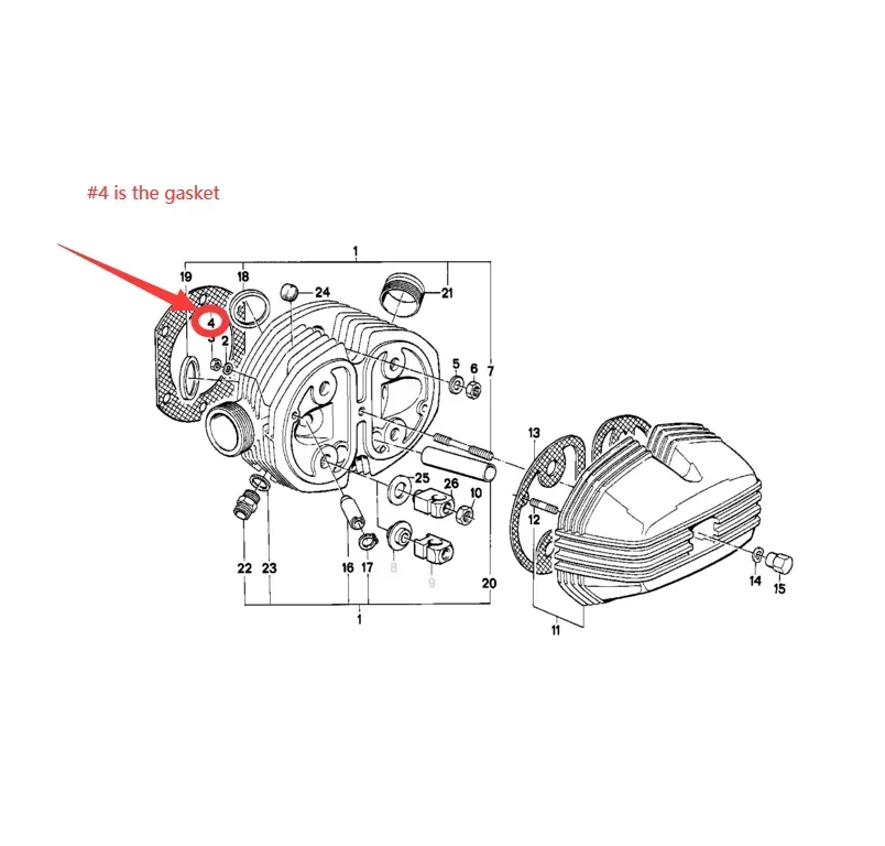 Motorcycle Crankcase Clutch Cover Cylinder Gasket Kits For BMW R80GS 87-96 R100GS 87-95 R80 R80RT R80G R80ST 76-95 R80R 91-95