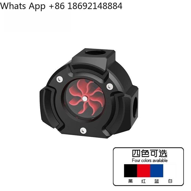 

Flowmeter G1/4 threaded three-hole acrylic + POM