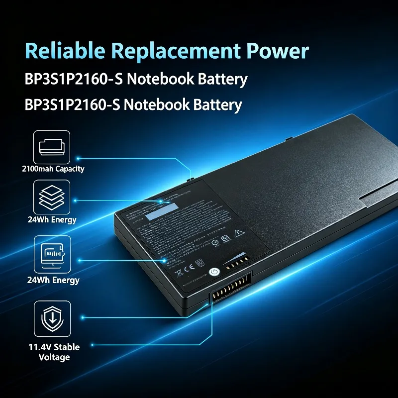Replacement Laptop Battery for Getac F110 G2 G3 G4 BP3S1P2160 BP3S1P2160‑S Part 441857100001