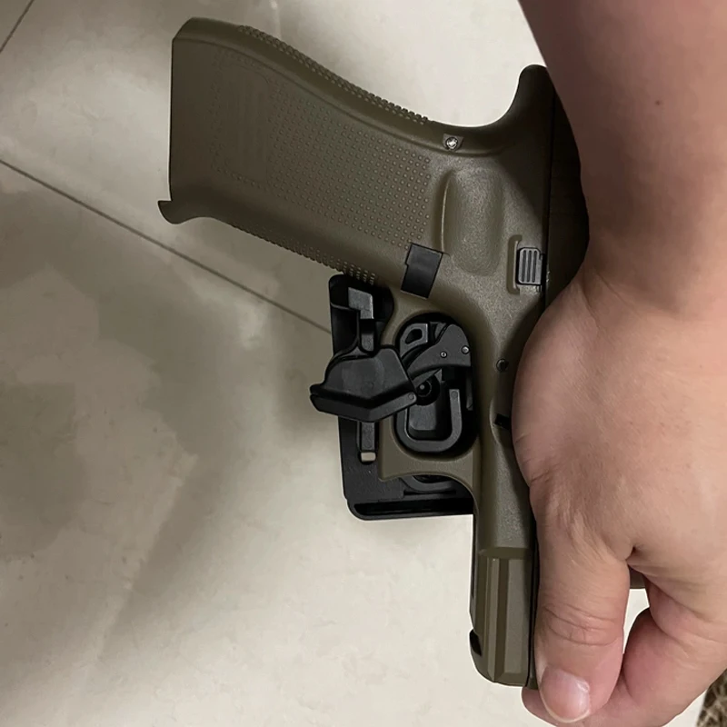 

Airsoft Quick Release Belt Clip Universal Tactic Pistol Plate Holster Plate Gun Holster For Glock G17/19 G22 Sig Sauer P320 1911