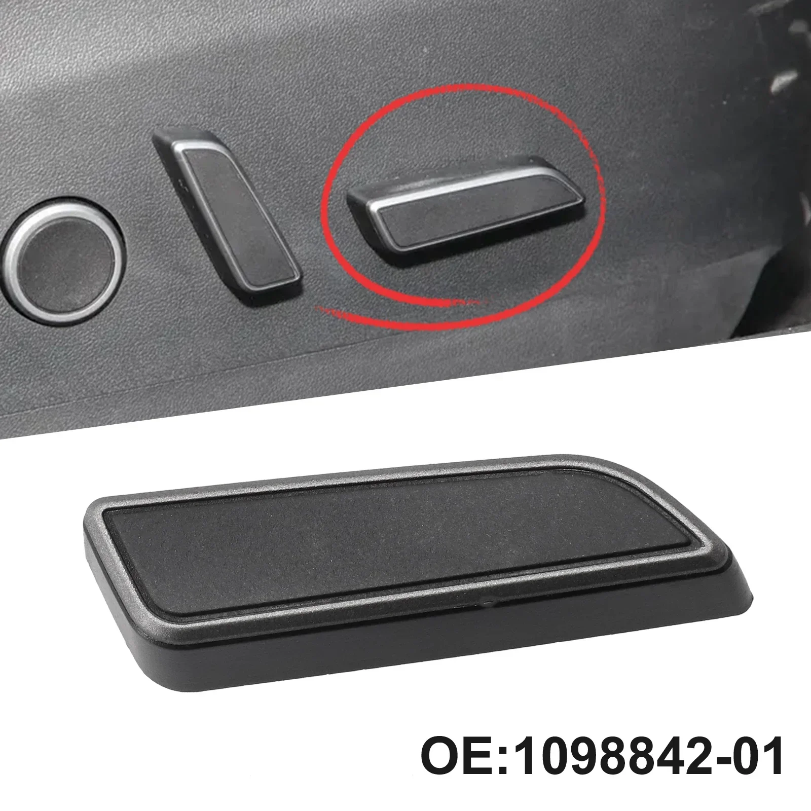 Car Accessories Switch Button Car Seats Cushion For Tesla Model 3 2021-2023 Left-hand Drive 1098842-01-D Button High Quality