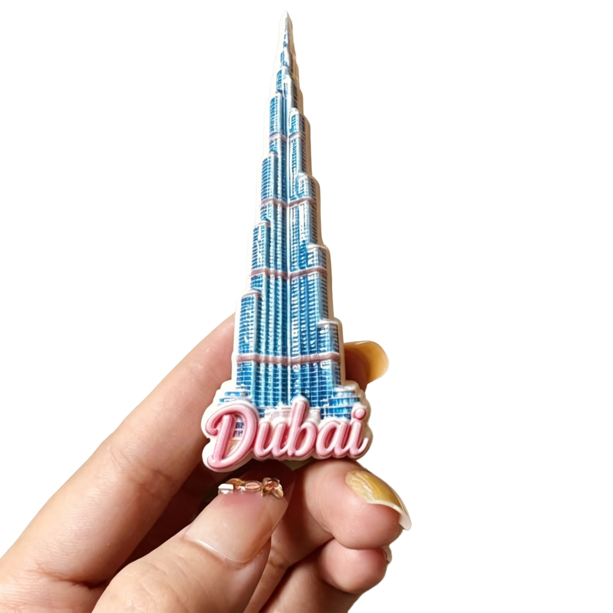 Asia United Arab Emirates Dubai  3D Fridge Magnets Tourism Souvenir Refrigerator Magnets Sticker