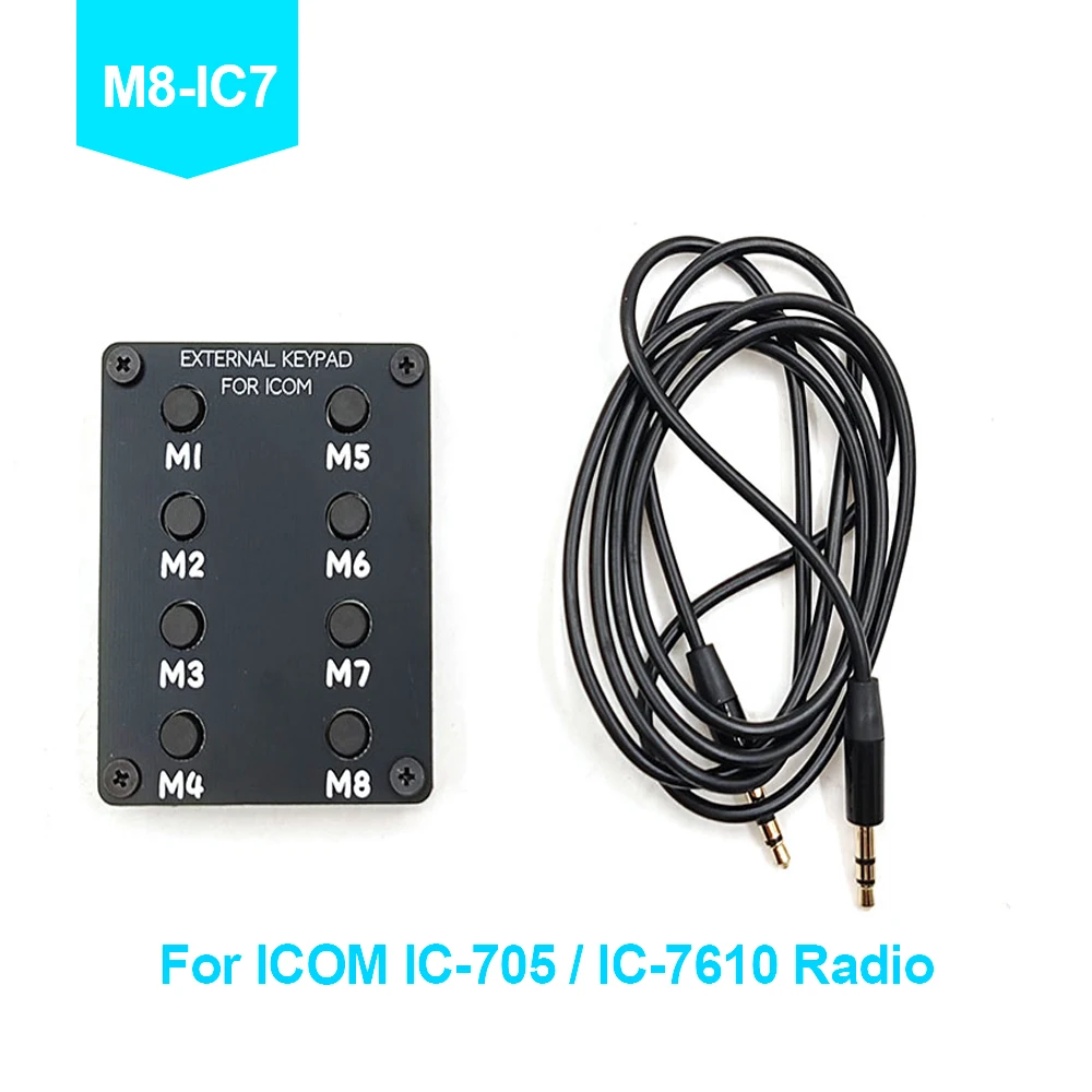 

New ANYSECU M8 External Control Keyboard For ICOM IC-705 IC-7610 Walkie Talkie