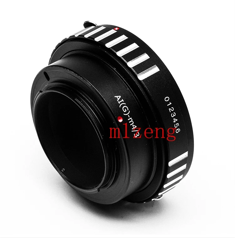 AI(G)-M43 adapter ring for nikon G/F/AI/S/D Lens to olympus panasonic M4/3 G9 GH5 GF7 GM5 GX9 GX85 GX850 EM5 EM10 EPL6 camera