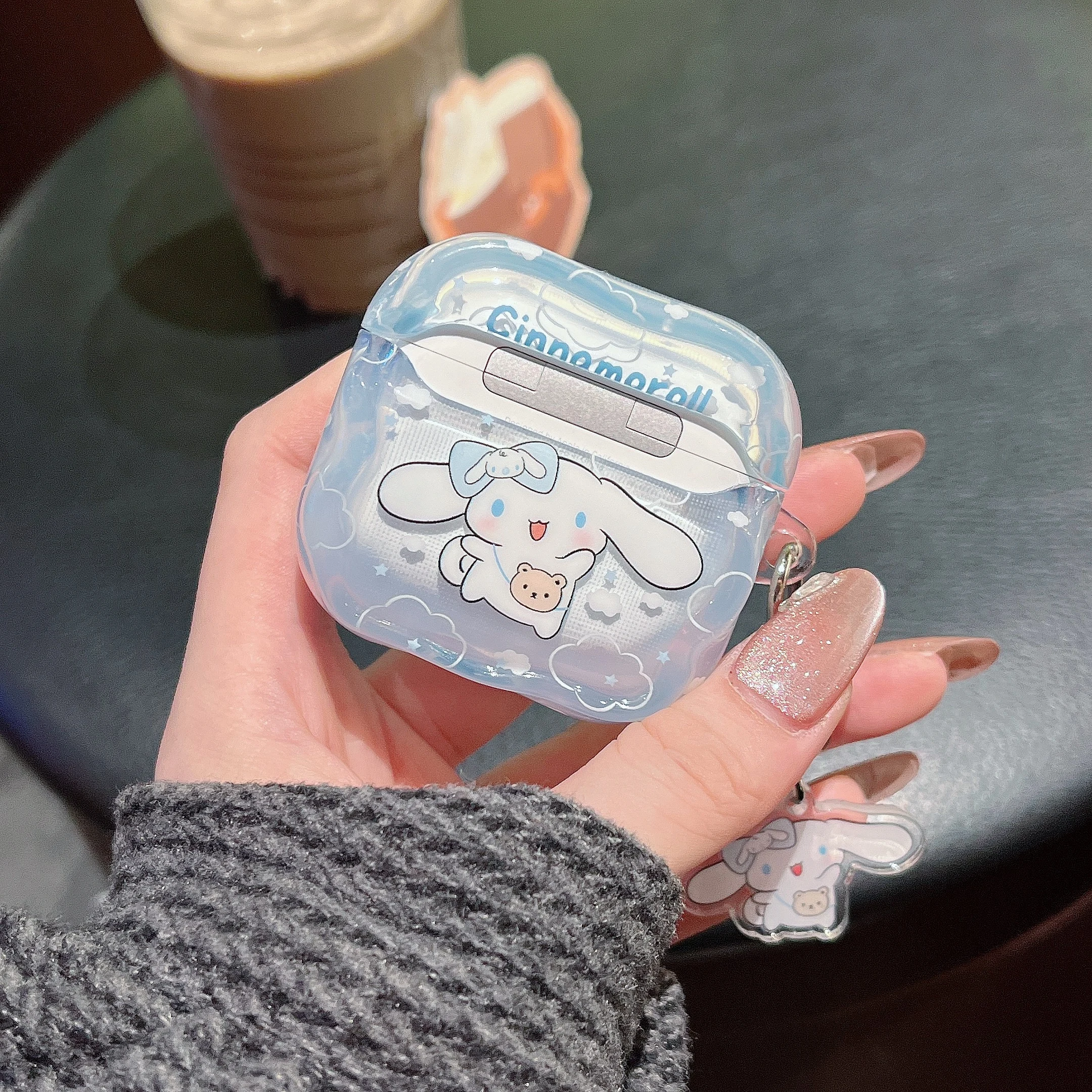 Birthday Preferred Gift Anime For Cinnamoroll Cartoon Cute Anti-fall Headphone Case High Quality For Airpods Pro3,2,3,4,Pro2 - view 4