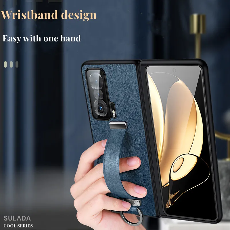 For Honor 200 case SULADA Cool Wrist Strap Holder phone case for Honor 200 Pro Magic V3 leather case