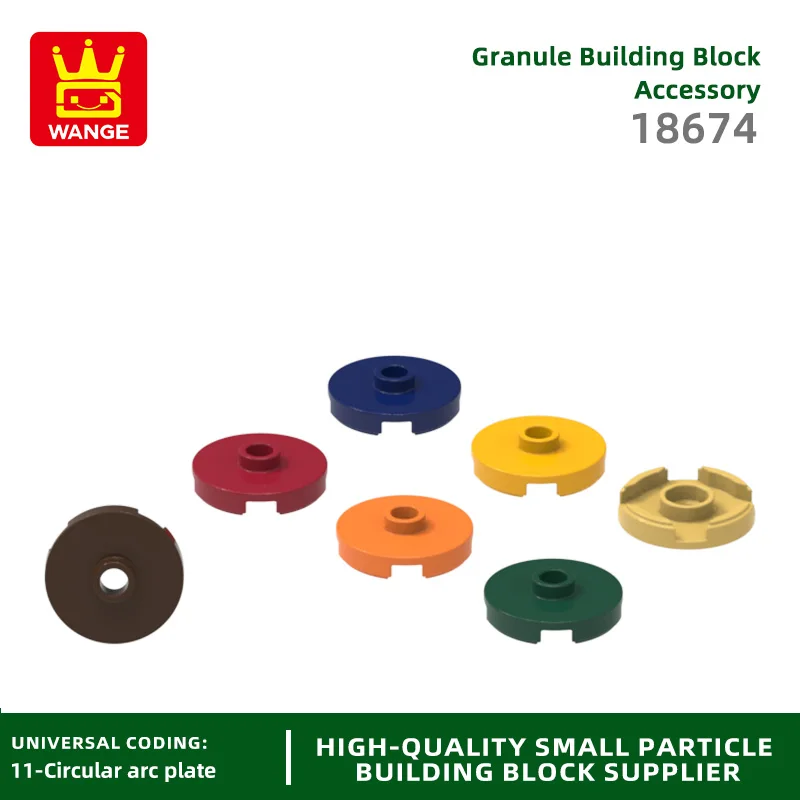

Wange 281Pcs/lot 18674 Round 2 x 2 with Open Stud Block Moc Color Accessories Compatible with Bricks Children Toys Assembly Part