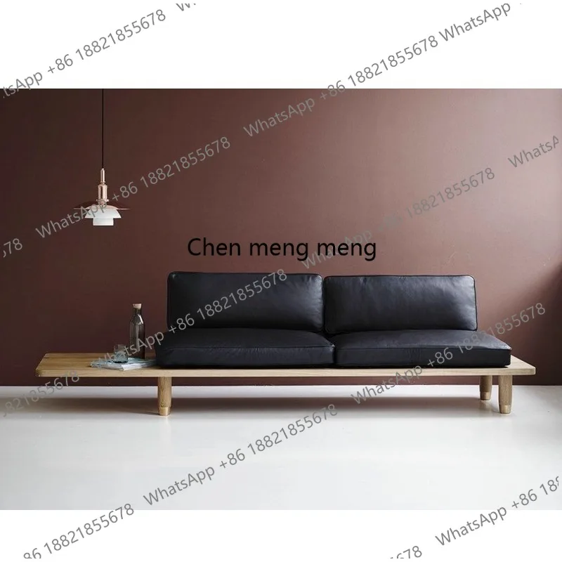 

Quiet wind living room sofa solid wood lamb wool creative multi-person sofa sales department homestay solid wood furniture