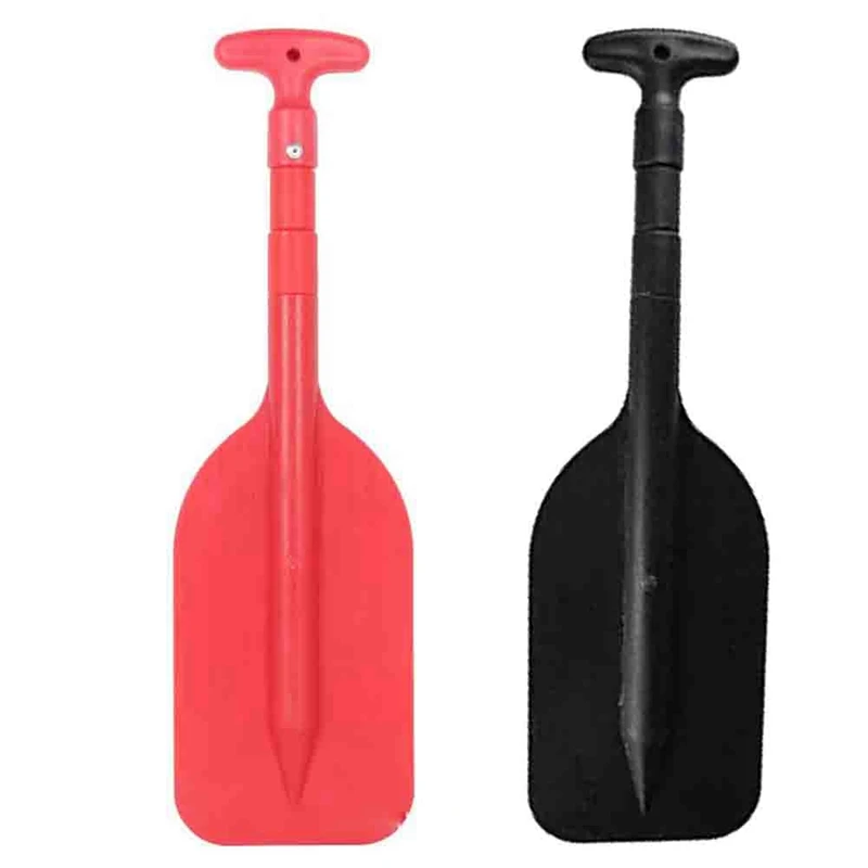 Inflatable Boat Paddle Telescopic Paddle With T-Handle Accessory Small Raft Aluminum Shaft 2Pcs